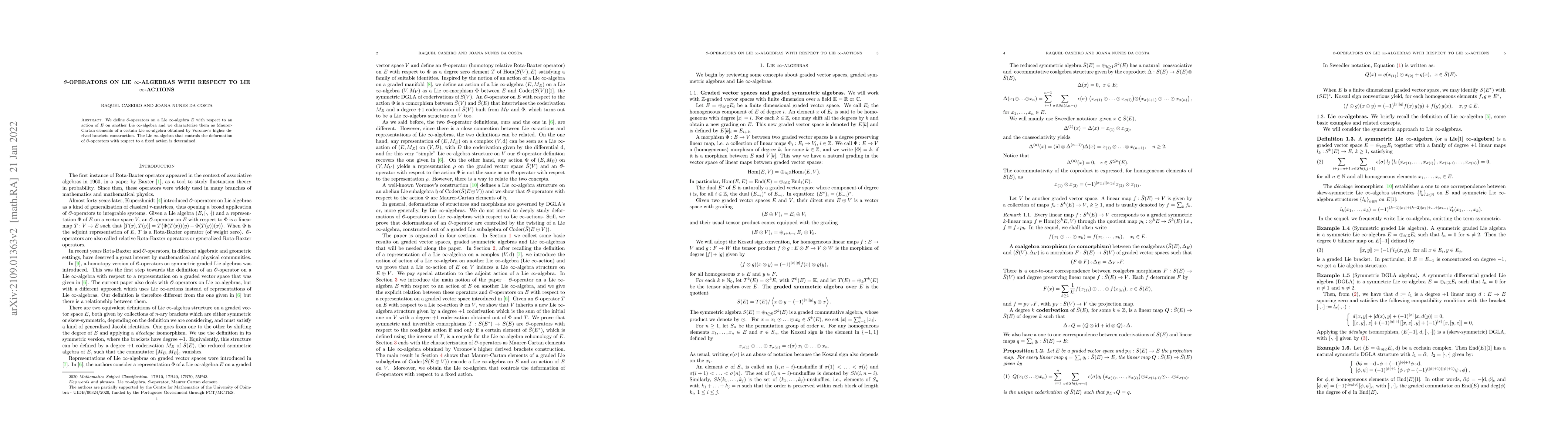 Thumbnail for $\mathcal{O}$-operators on Lie $\infty$-algebras with respect to Lie
  $\infty$-actions