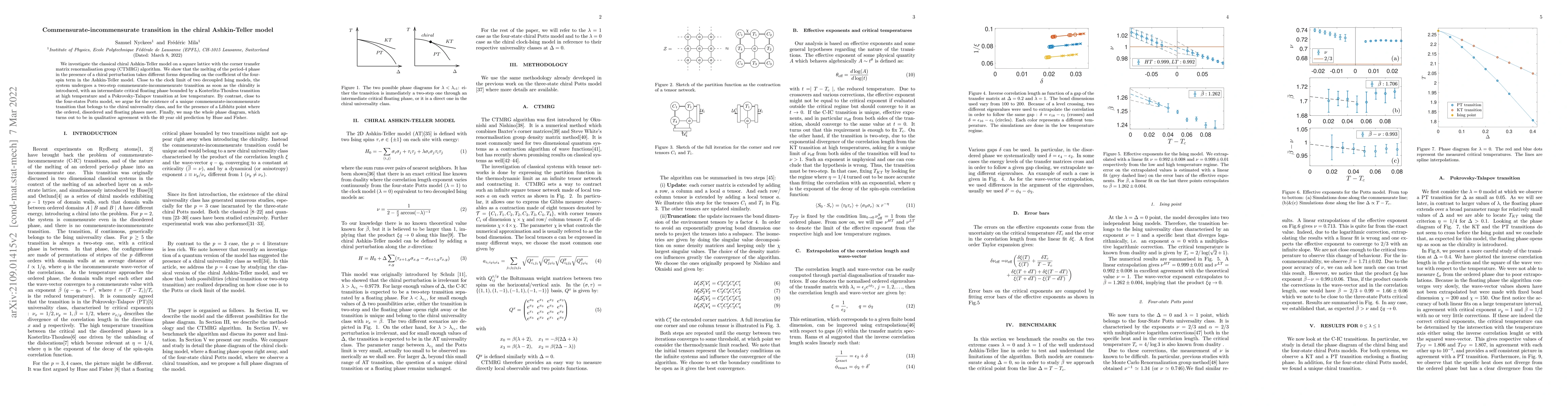 Thumbnail for Commensurate-incommensurate transition in the chiral Ashkin-Teller model