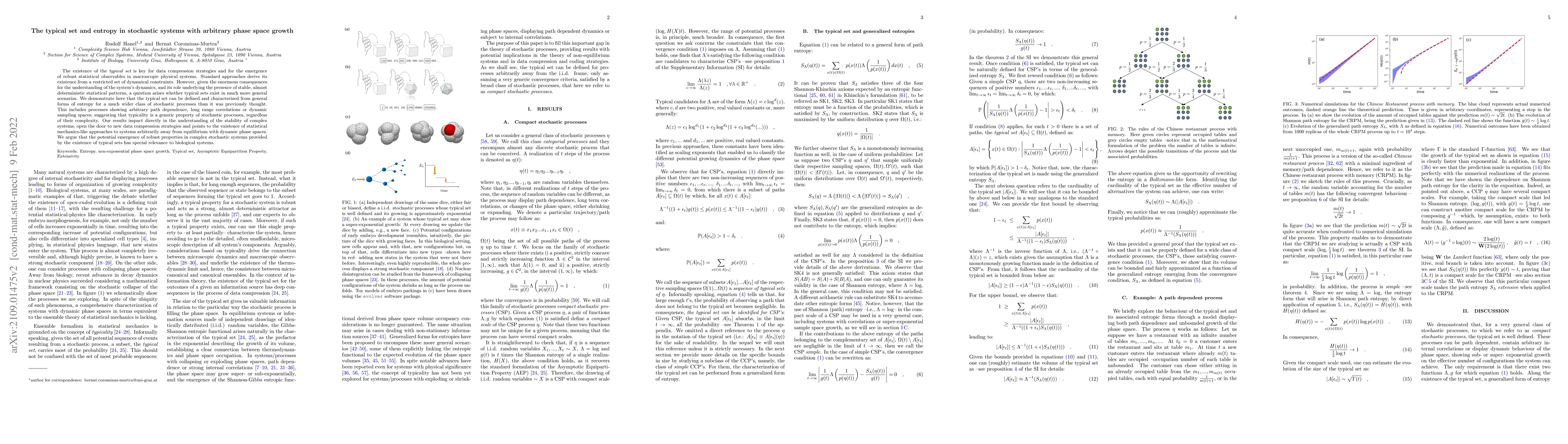 Thumbnail for The typical set and entropy in stochastic systems with arbitrary phase
  space growth