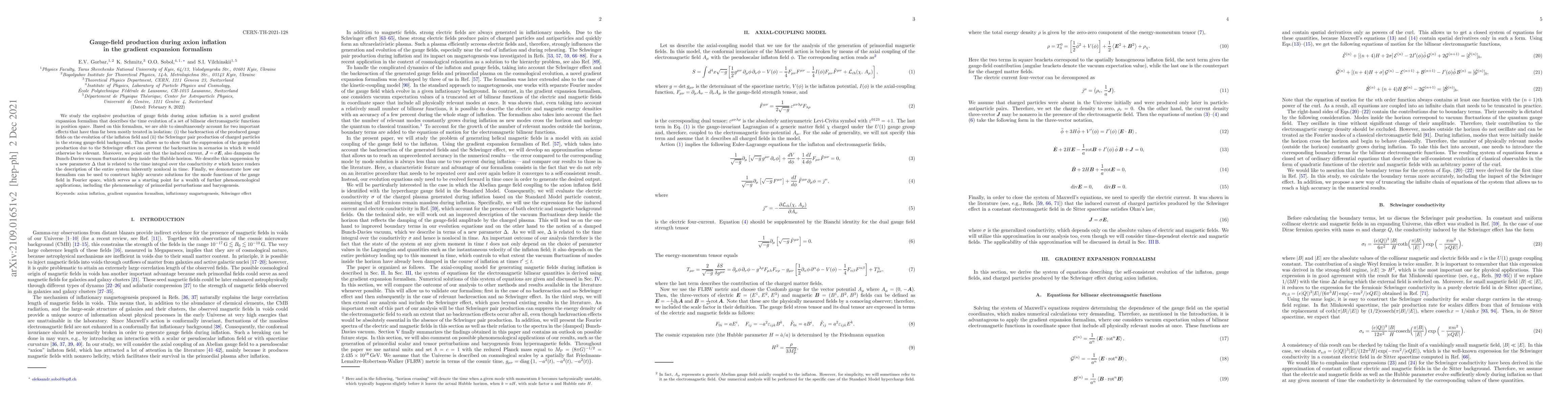 Thumbnail for Gauge-field production during axion inflation in the gradient expansion
  formalism