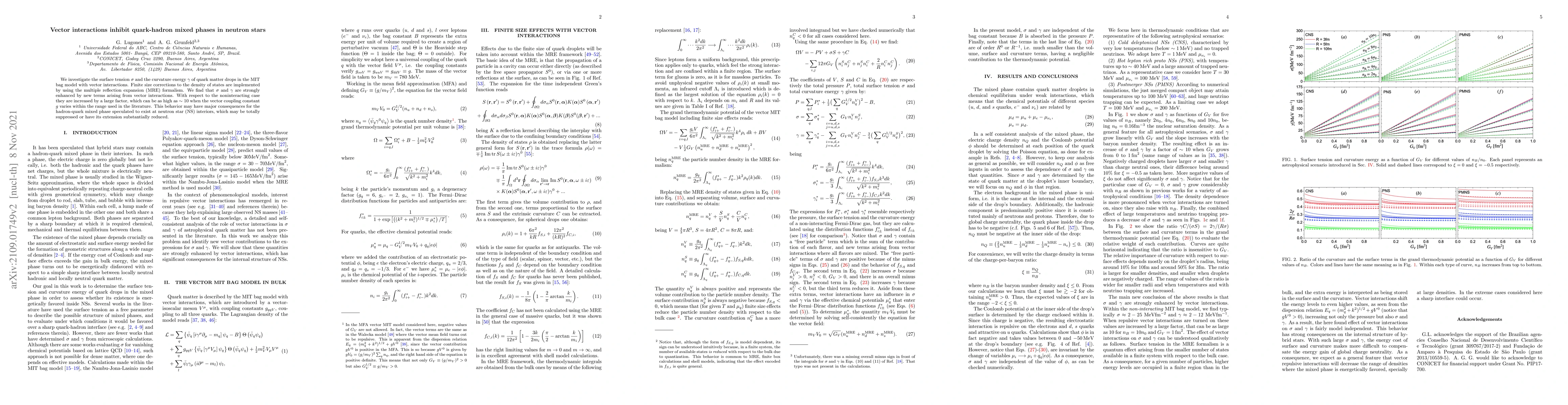 Thumbnail for Vector interactions inhibit quark-hadron mixed phases in neutron stars