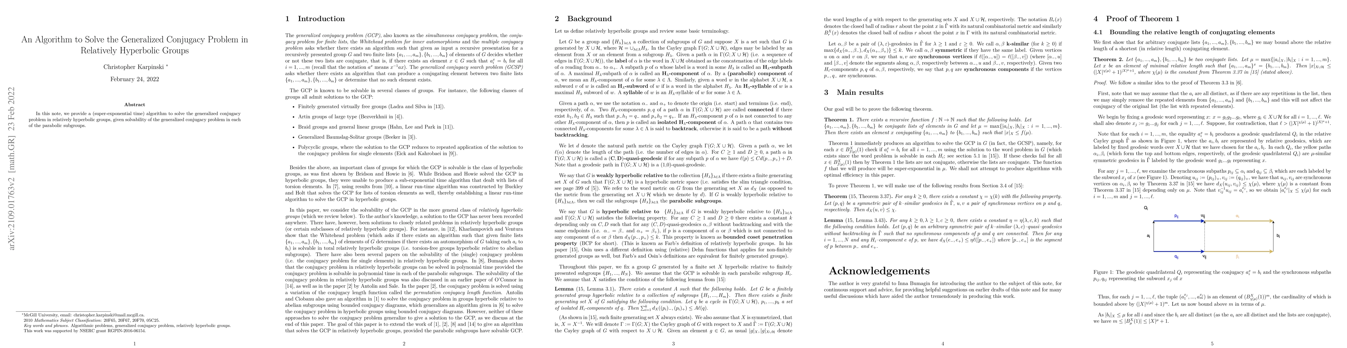 Thumbnail for An Algorithm to Solve the Generalized Conjugacy Problem in Relatively
  Hyperbolic Groups