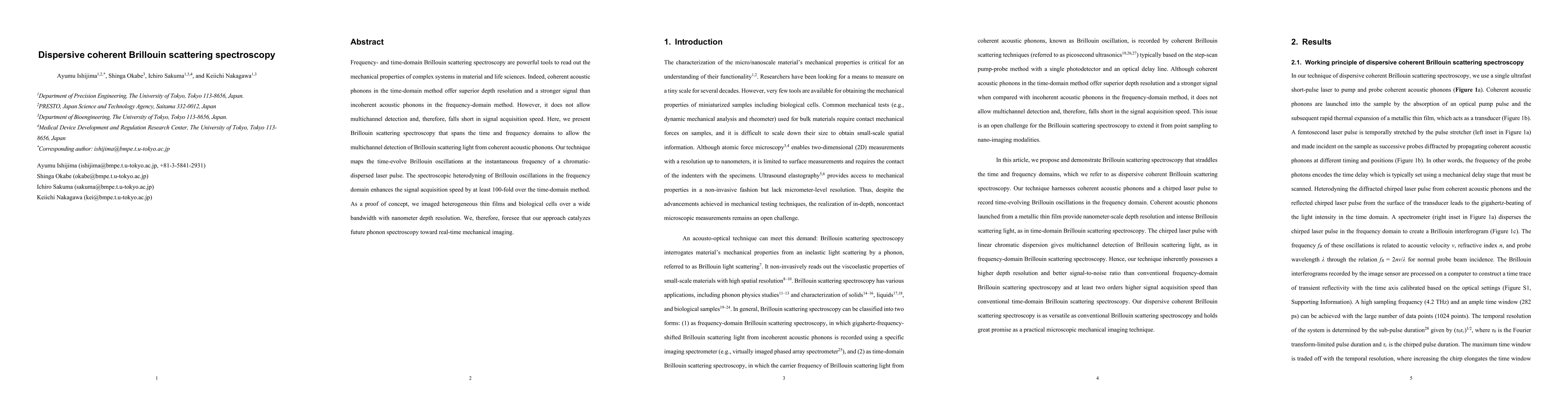 Thumbnail for Dispersive coherent Brillouin scattering spectroscopy