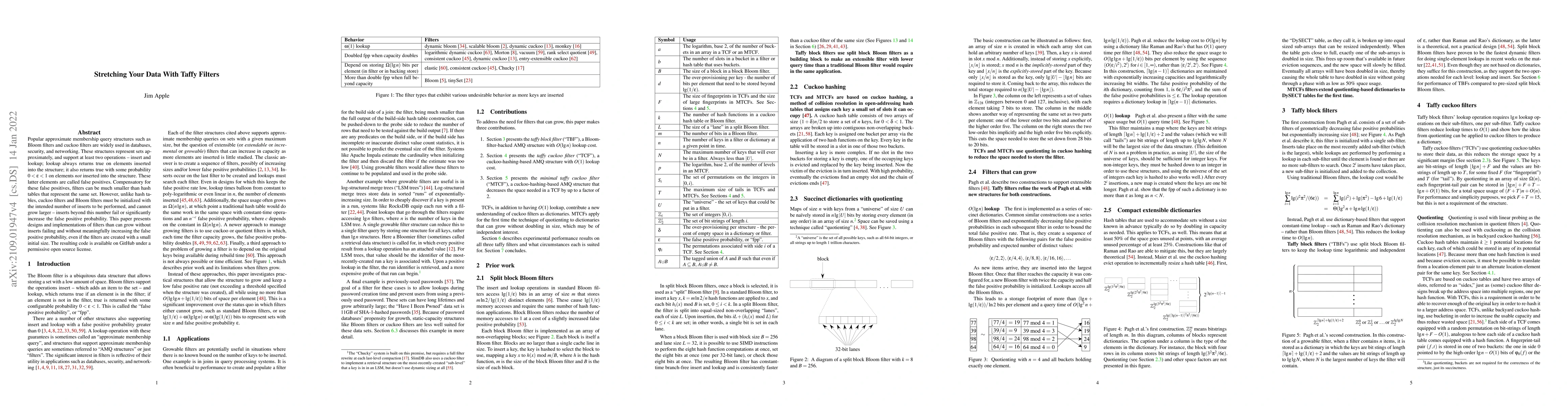 Thumbnail for Stretching Your Data With Taffy Filters