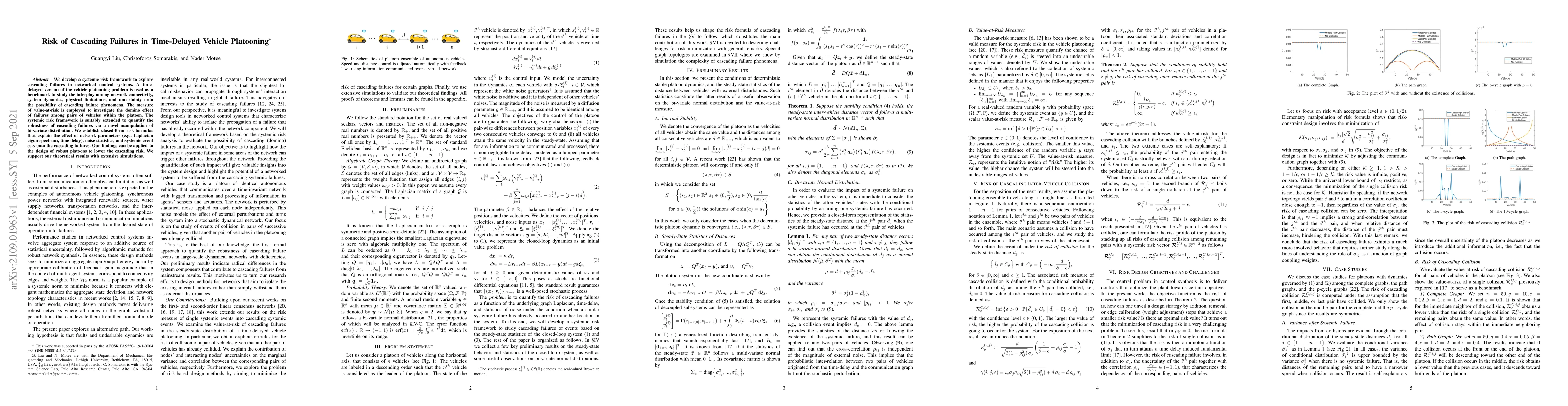 Thumbnail for Risk of Cascading Failures in Time-Delayed Vehicle Platooning