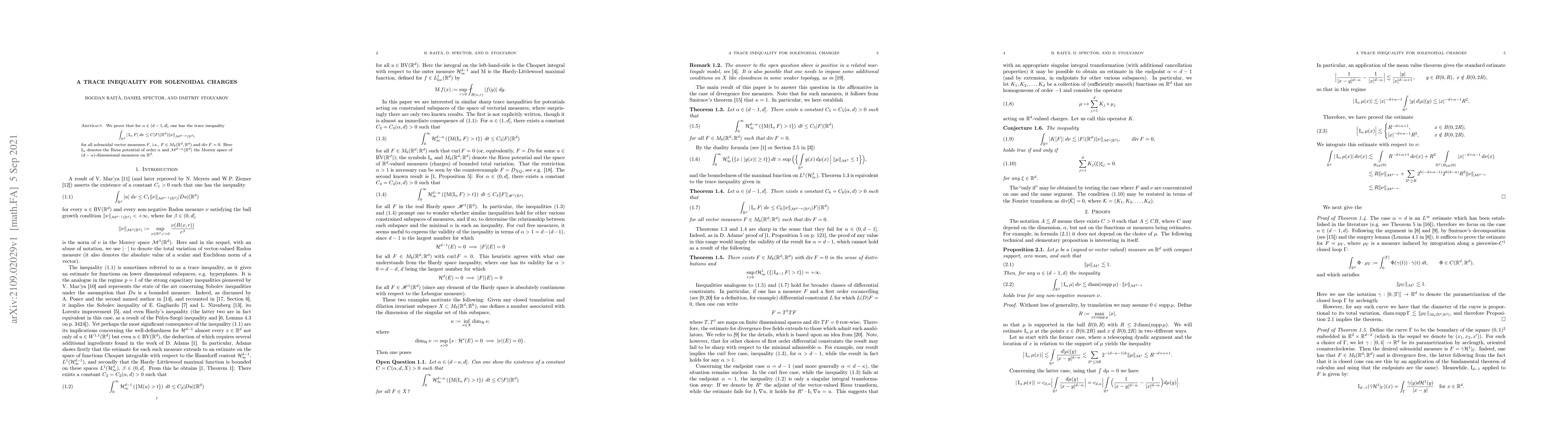 Thumbnail for A trace inequality for solenoidal charges