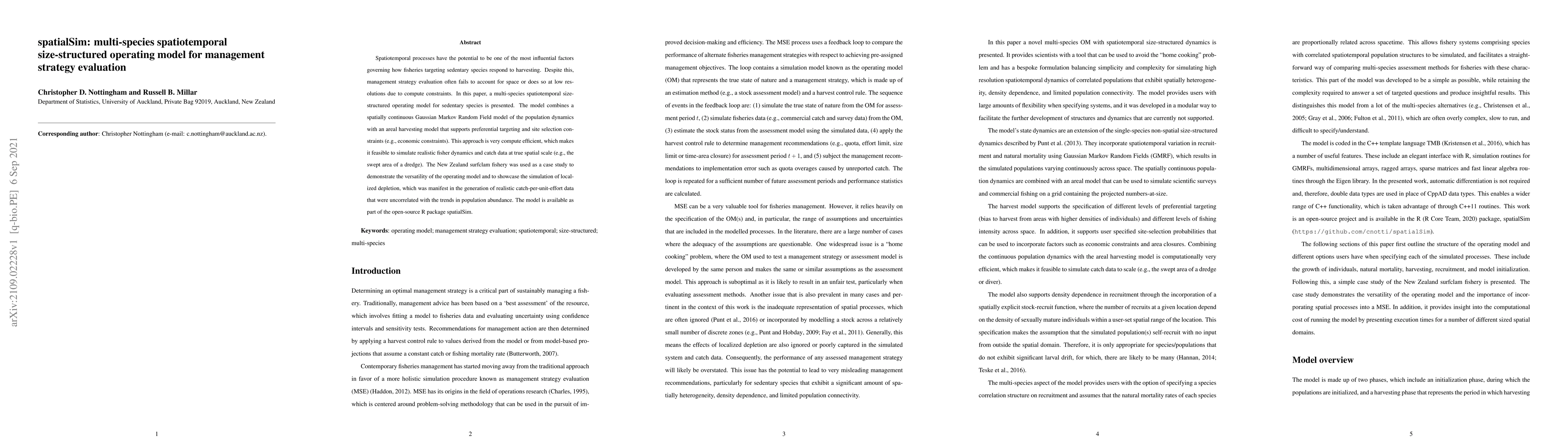 Thumbnail for spatialSim: multi-species spatiotemporal size-structured operating model
  for management strategy evaluation