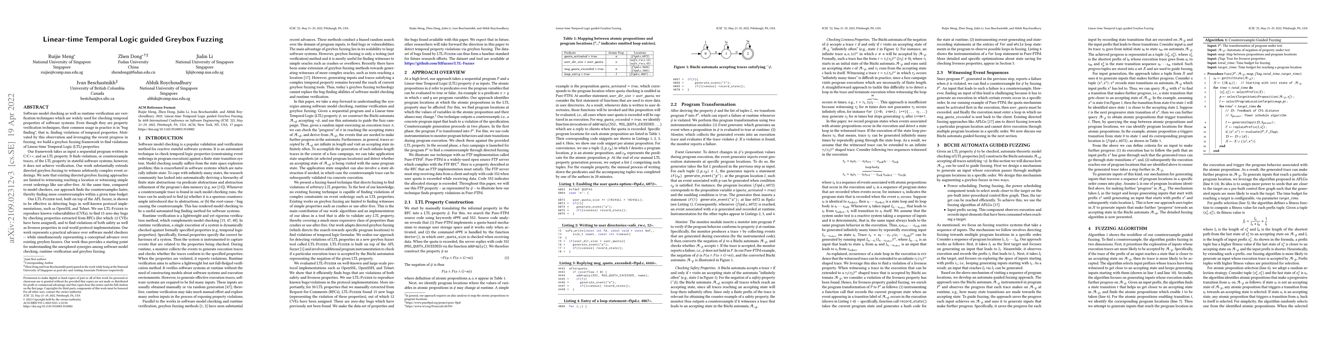 Thumbnail for Linear-time Temporal Logic guided Greybox Fuzzing