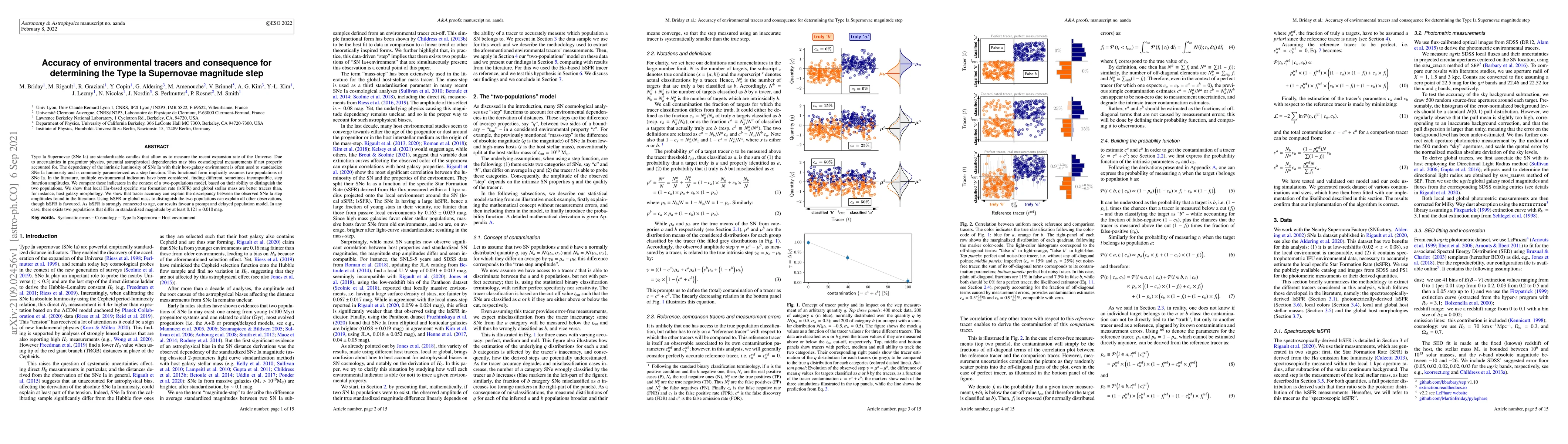 Thumbnail for Accuracy of environmental tracers and consequence for determining the
  Type Ia Supernovae magnitude step