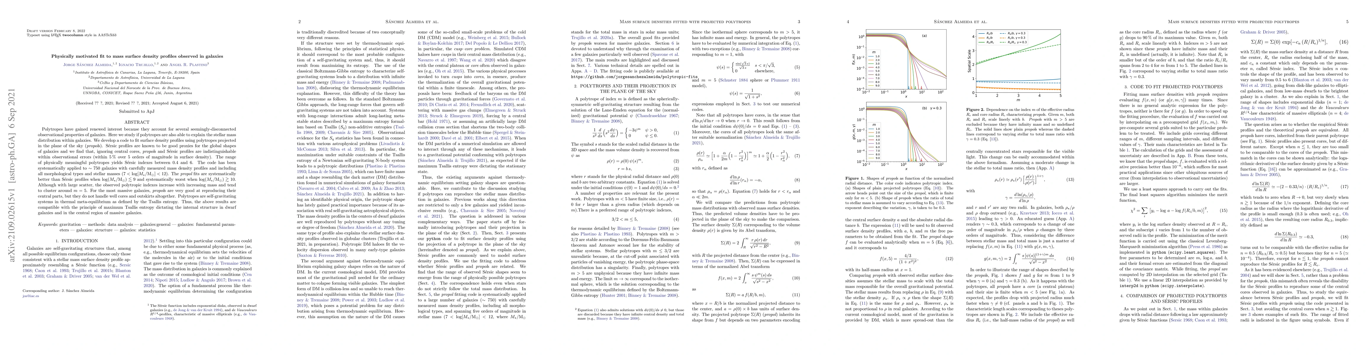 Thumbnail for Physically motivated fit to mass surface density profiles observed in
  galaxies