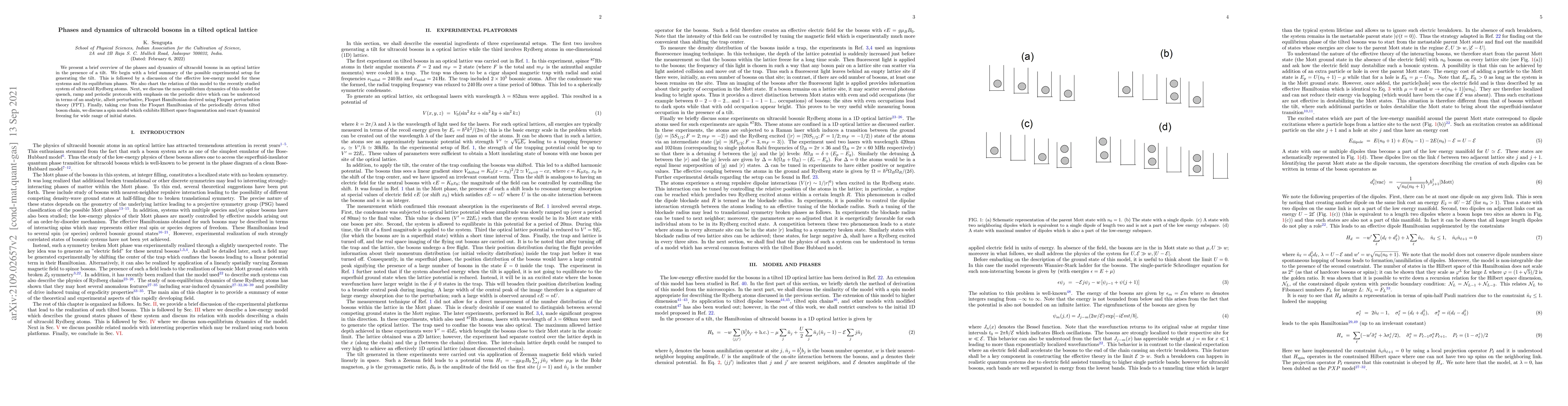 Thumbnail for Phases and dynamics of ultracold bosons in a tilted optical lattice
