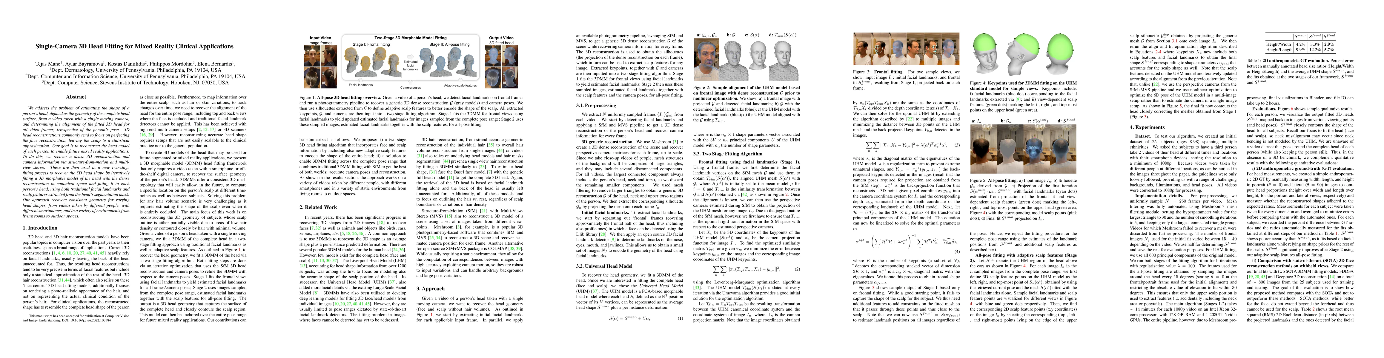 Thumbnail for Single-Camera 3D Head Fitting for Mixed Reality Clinical Applications