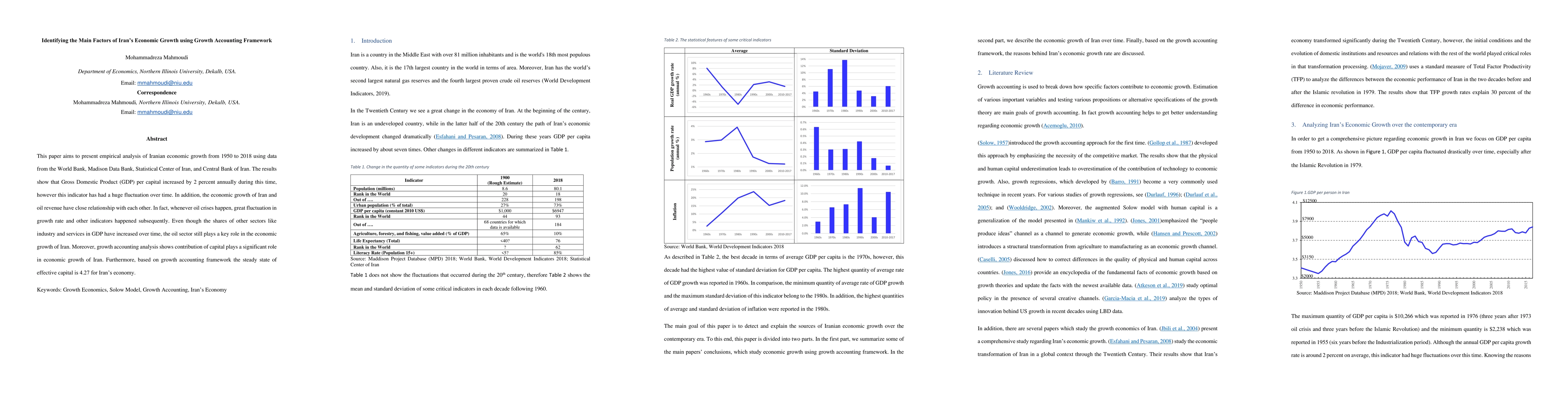 Thumbnail for Identifying the Main Factors of Iran's Economic Growth using Growth
  Accounting Framework