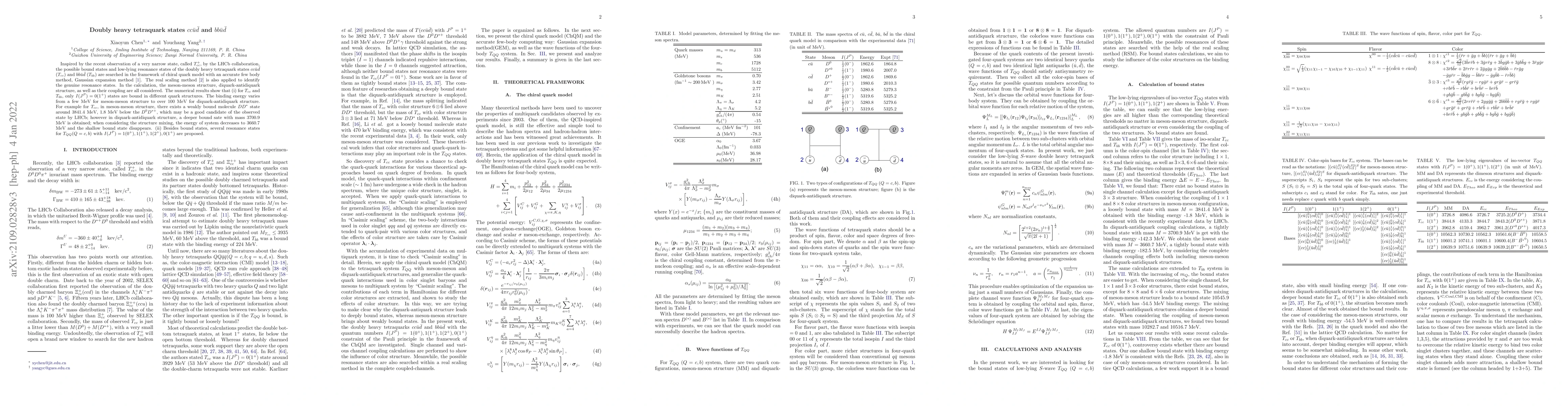 Thumbnail for Doubly heavy tetraquark states $cc\bar{u}\bar{d}$ and $bb\bar{u}\bar{d}$