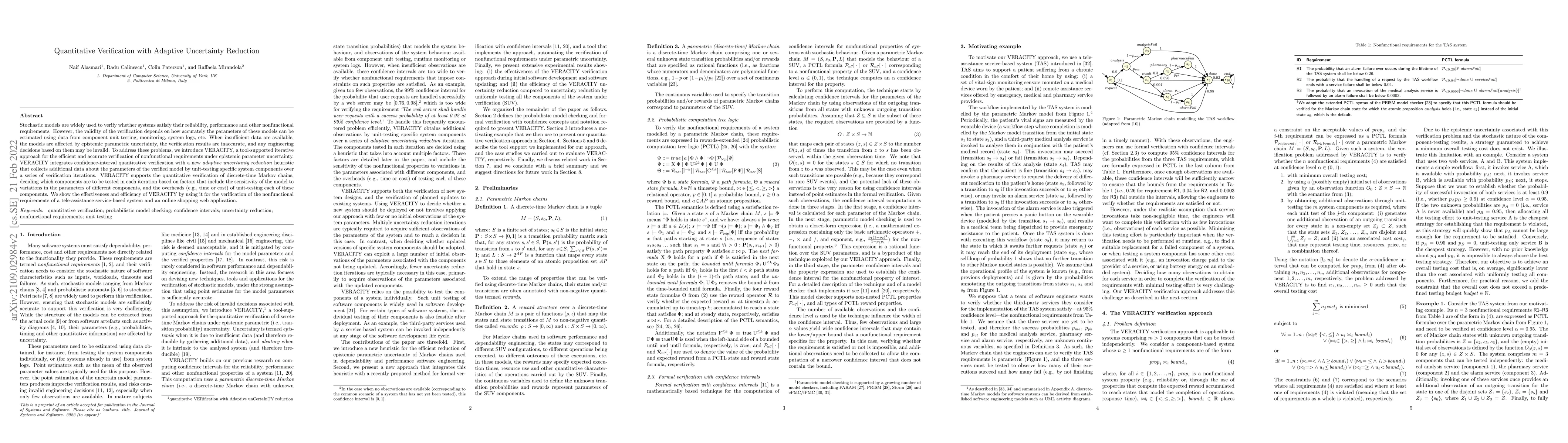 Thumbnail for Quantitative Verification with Adaptive Uncertainty Reduction