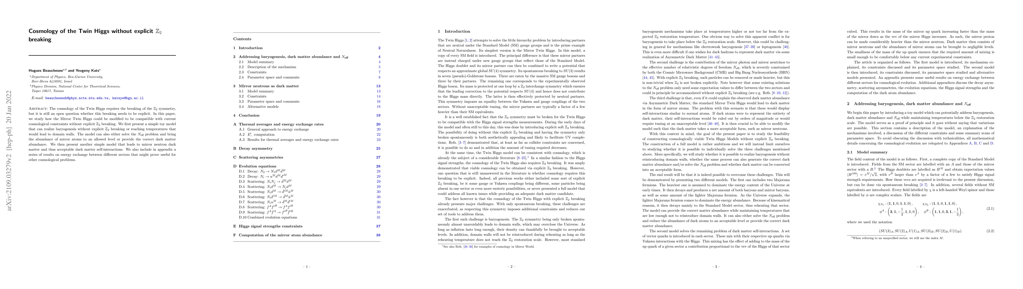 Thumbnail for Cosmology of the Twin Higgs without explicit $\mathbb{Z}_2$ breaking