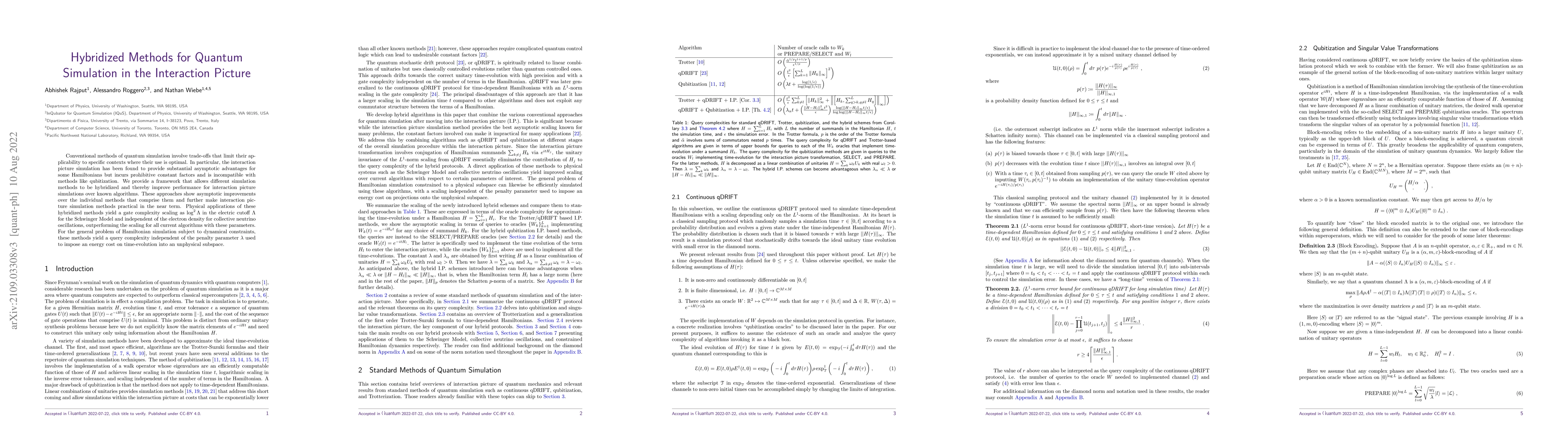 Thumbnail for Hybridized Methods for Quantum Simulation in the Interaction Picture