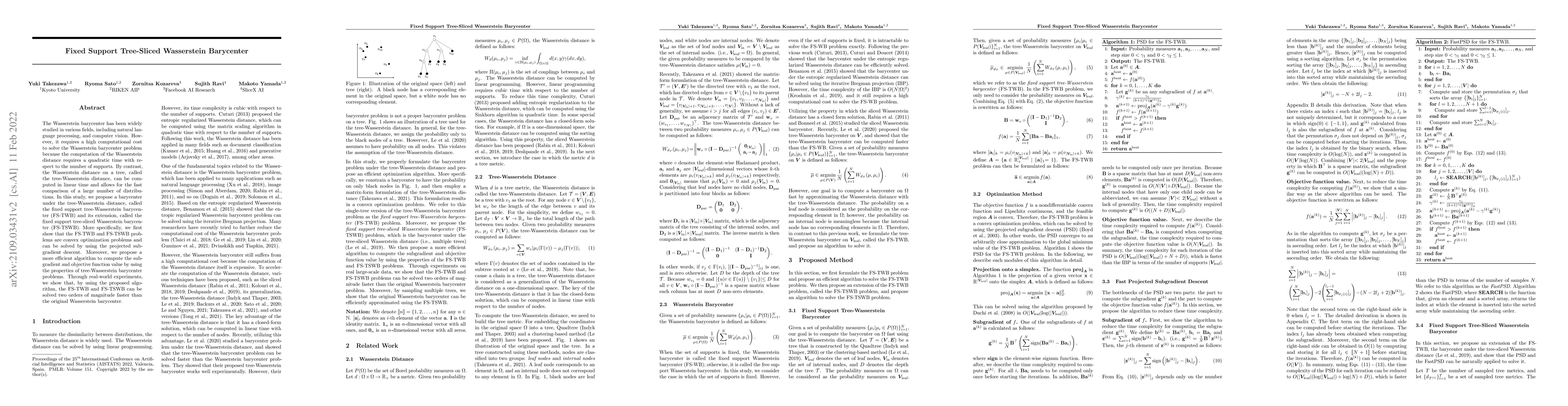 Thumbnail for Fixed Support Tree-Sliced Wasserstein Barycenter