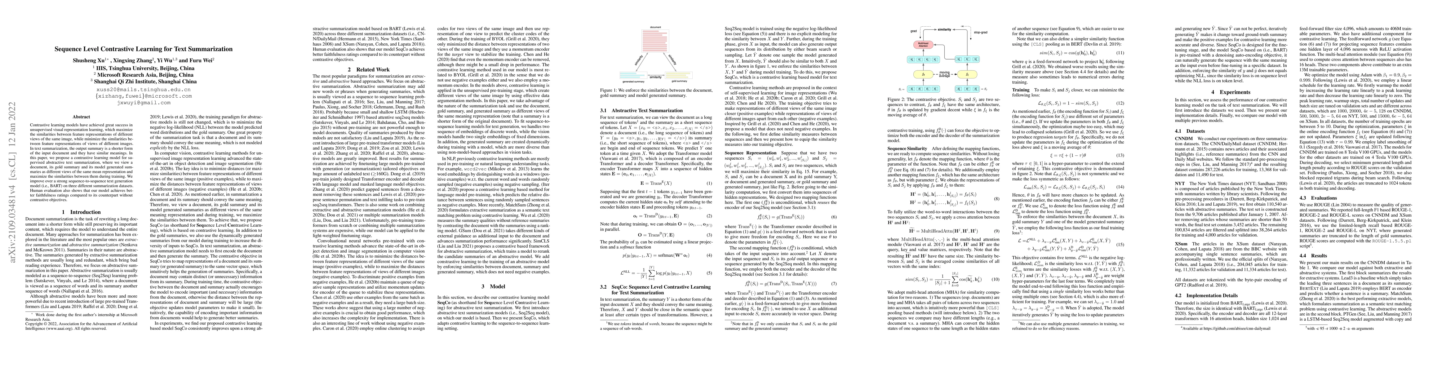 Thumbnail for Sequence Level Contrastive Learning for Text Summarization