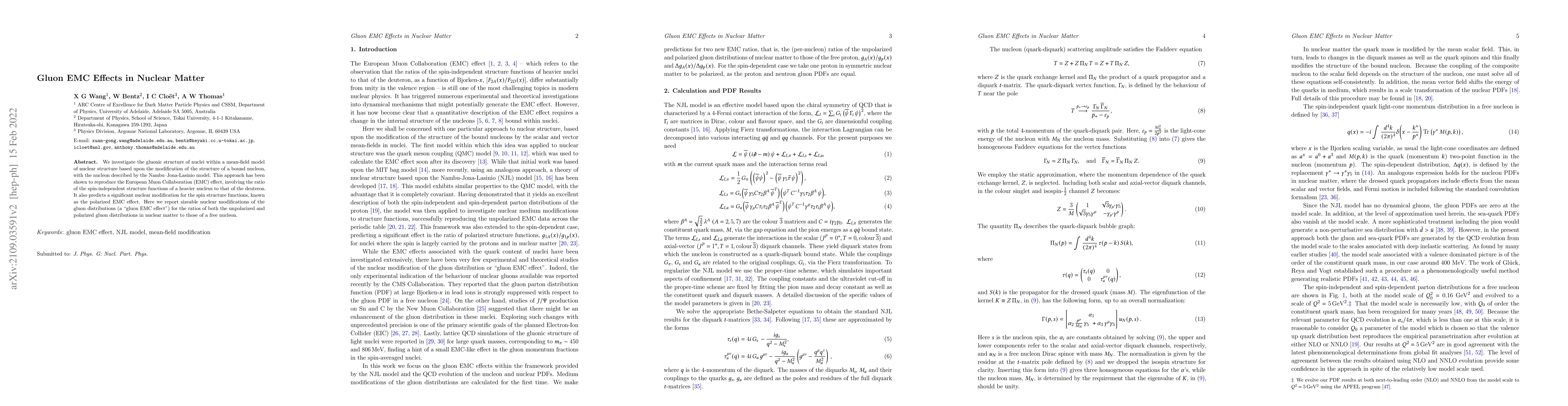 Thumbnail for Gluon EMC effects in nuclear matter