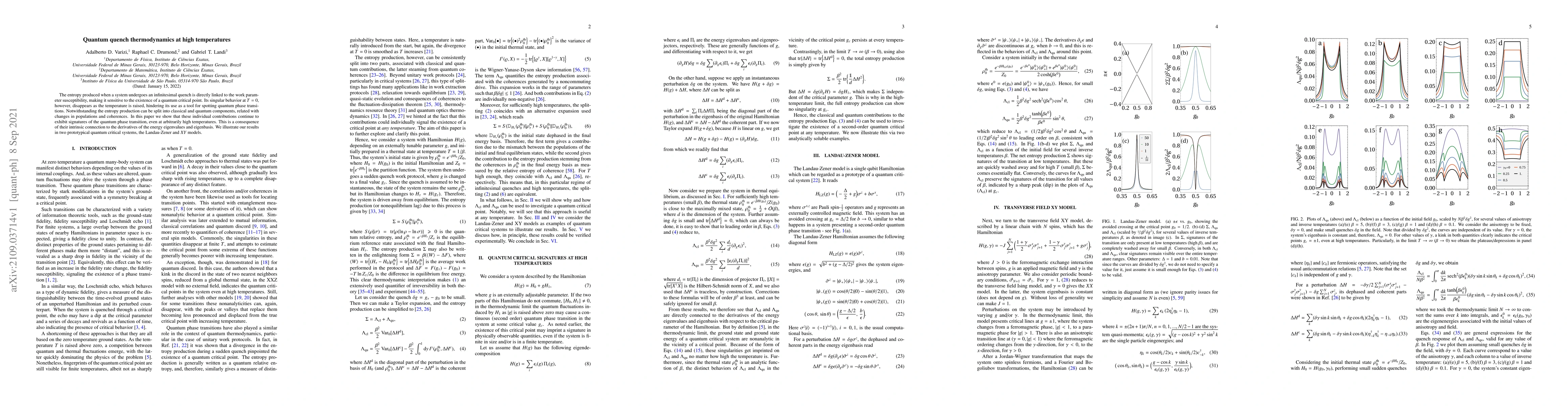 Thumbnail for Quantum quench thermodynamics at high temperatures