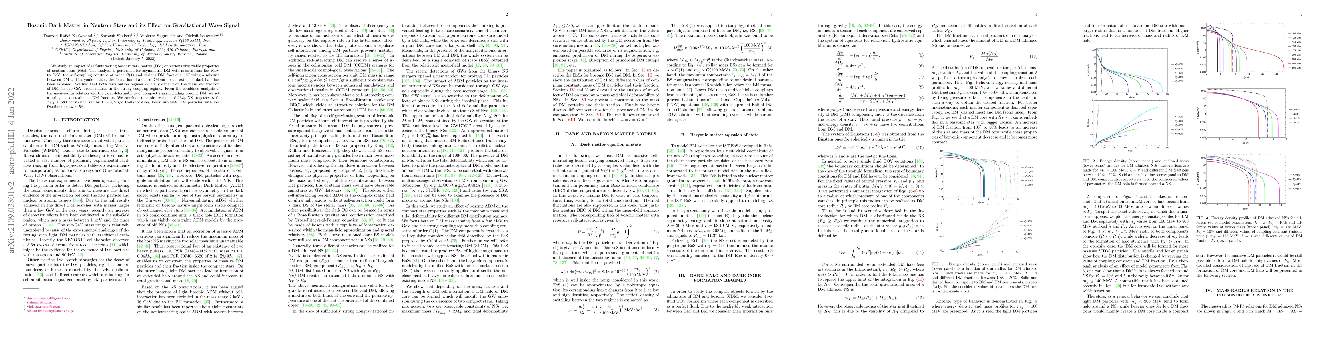 Thumbnail for Bosonic Dark Matter in Neutron Stars and its Effect on Gravitational
  Wave Signal