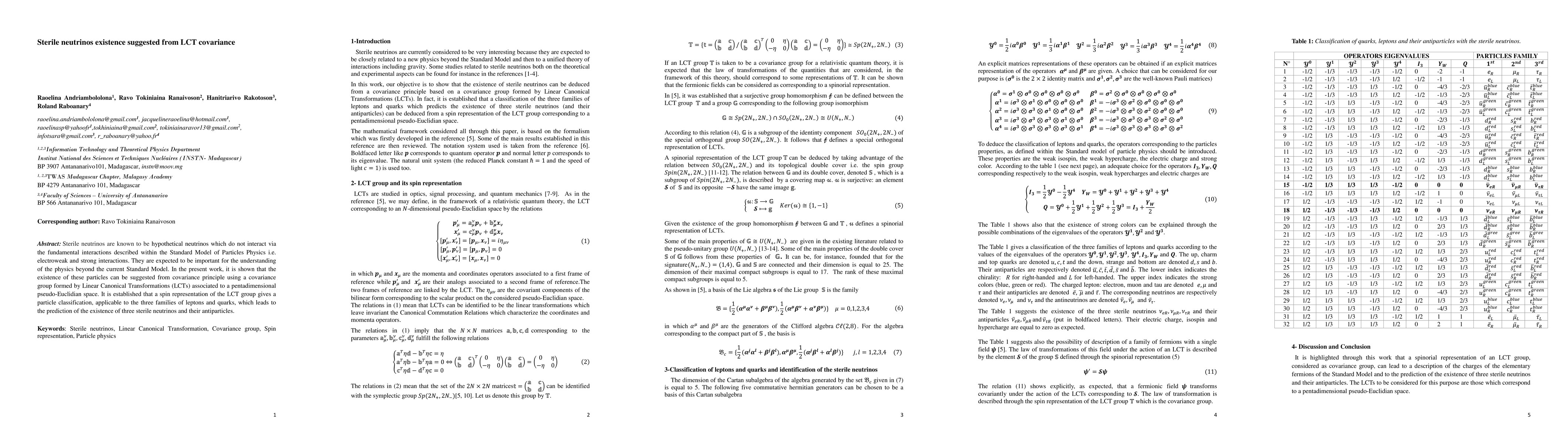 Thumbnail for Sterile neutrinos existence suggested from LCT covariance