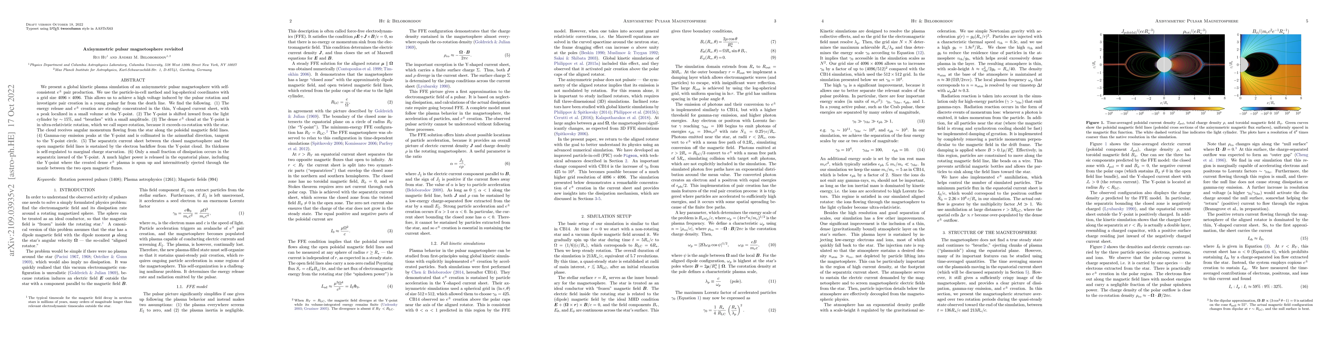 Thumbnail for Axisymmetric pulsar magnetosphere revisited
