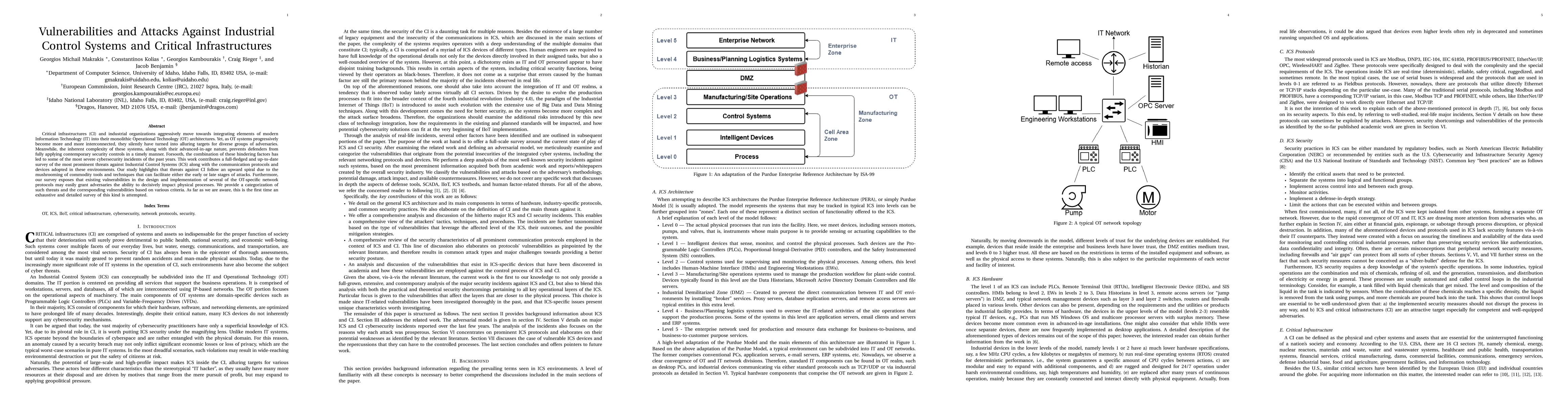 Thumbnail for Vulnerabilities and Attacks Against Industrial Control Systems and
  Critical Infrastructures