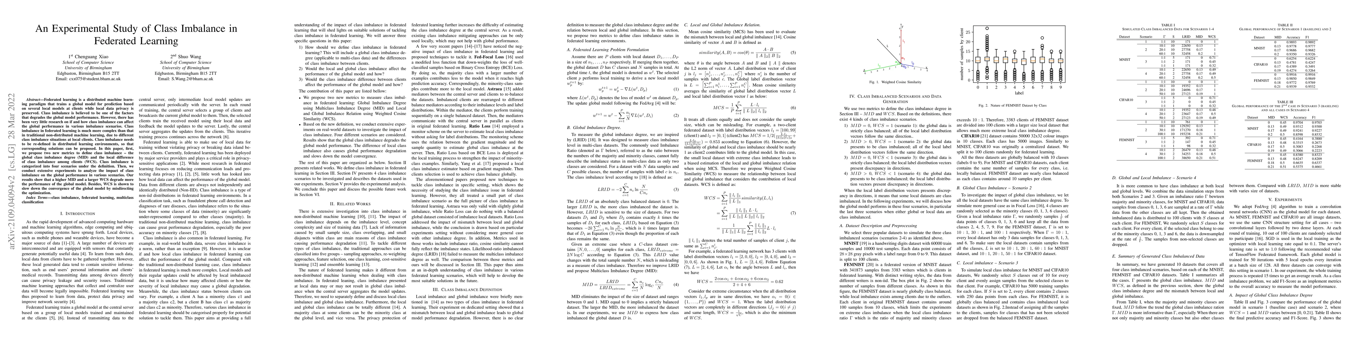 Thumbnail for An Experimental Study of Class Imbalance in Federated Learning