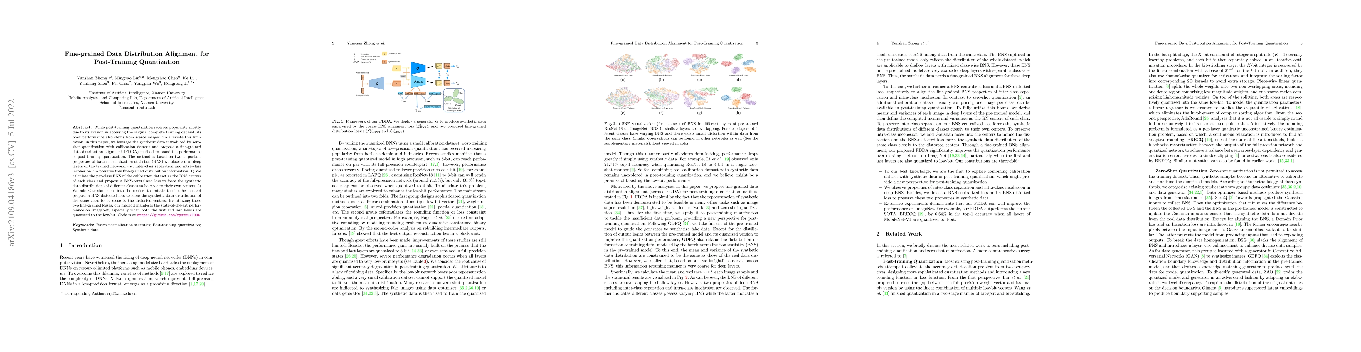 Thumbnail for Fine-grained Data Distribution Alignment for Post-Training Quantization