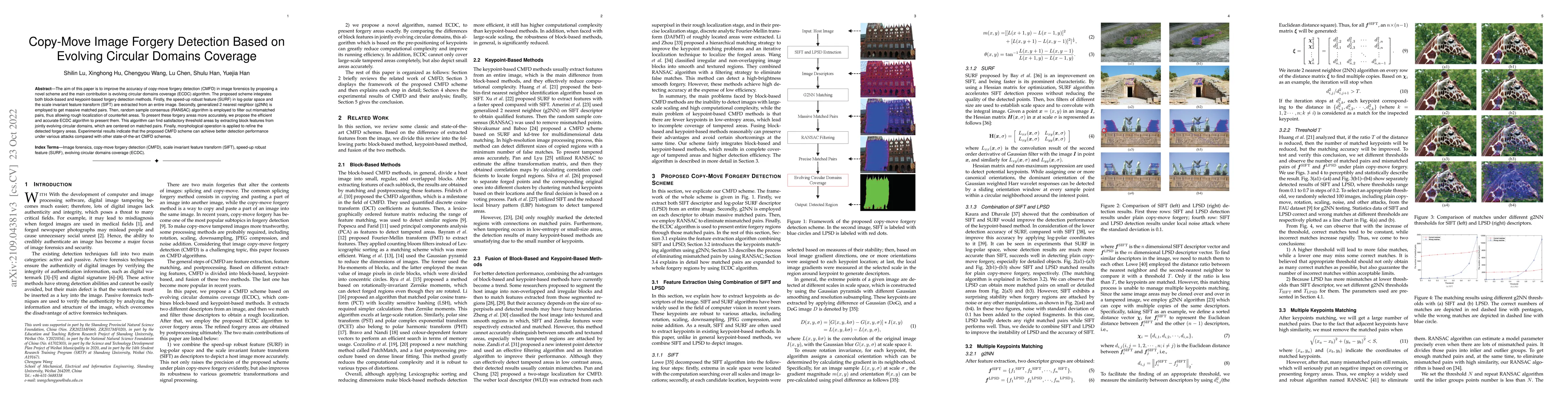Thumbnail for Copy-Move Image Forgery Detection Based on Evolving Circular Domains
  Coverage
