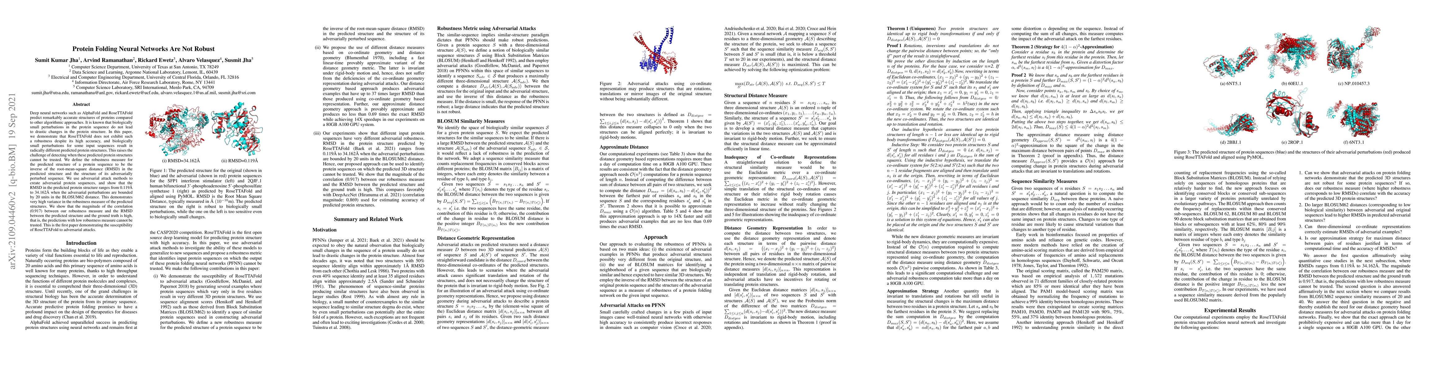 Thumbnail for Protein Folding Neural Networks Are Not Robust