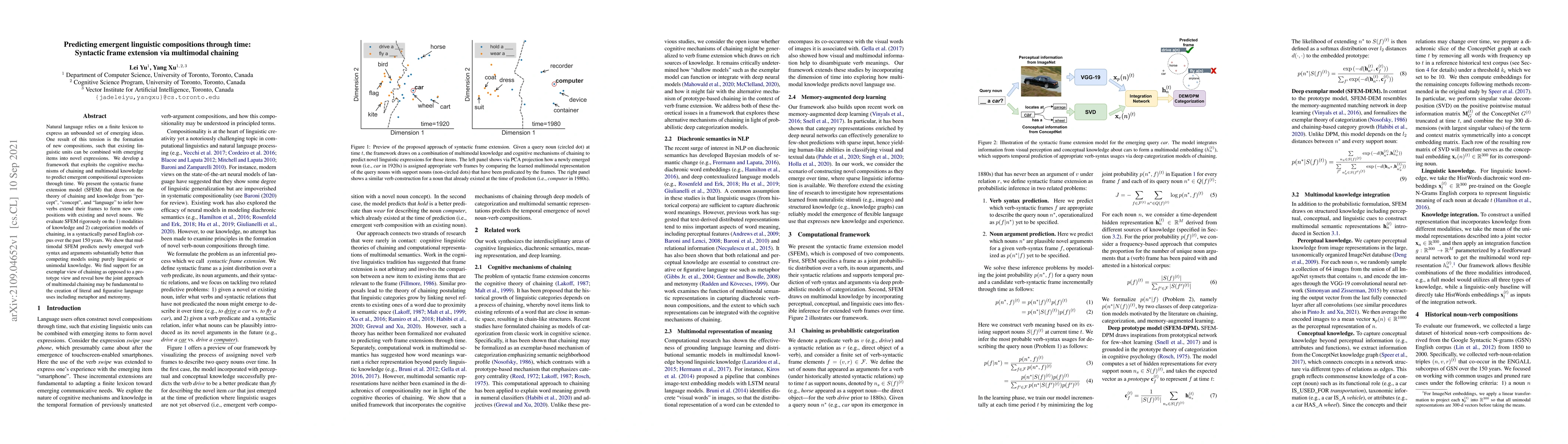 Thumbnail for Predicting emergent linguistic compositions through time: Syntactic
  frame extension via multimodal chaining