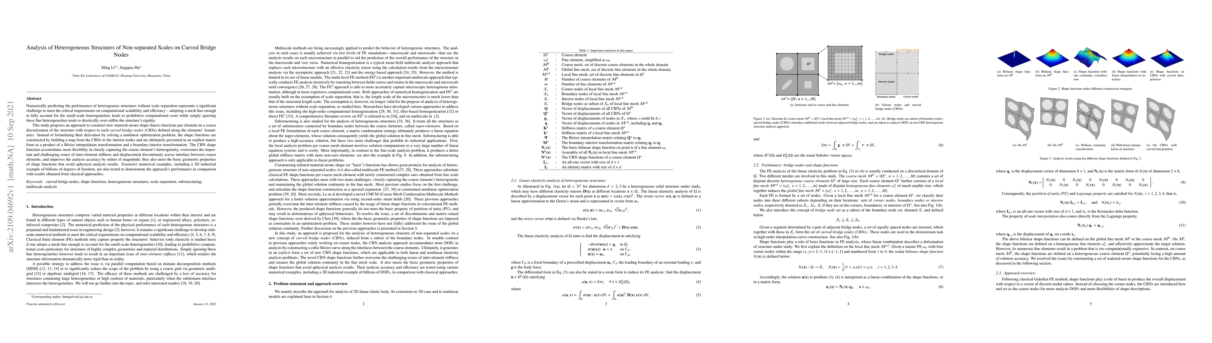 Thumbnail for Analysis of Heterogeneous Structures of Non-separated Scales on Curved
  Bridge Nodes