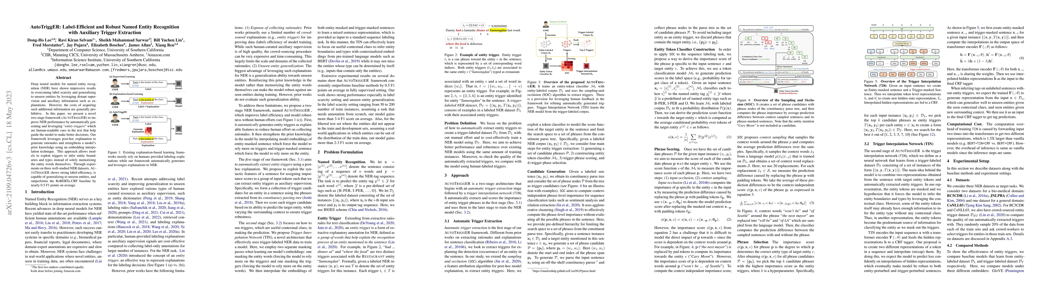 Thumbnail for AutoTriggER: Label-Efficient and Robust Named Entity Recognition with
  Auxiliary Trigger Extraction