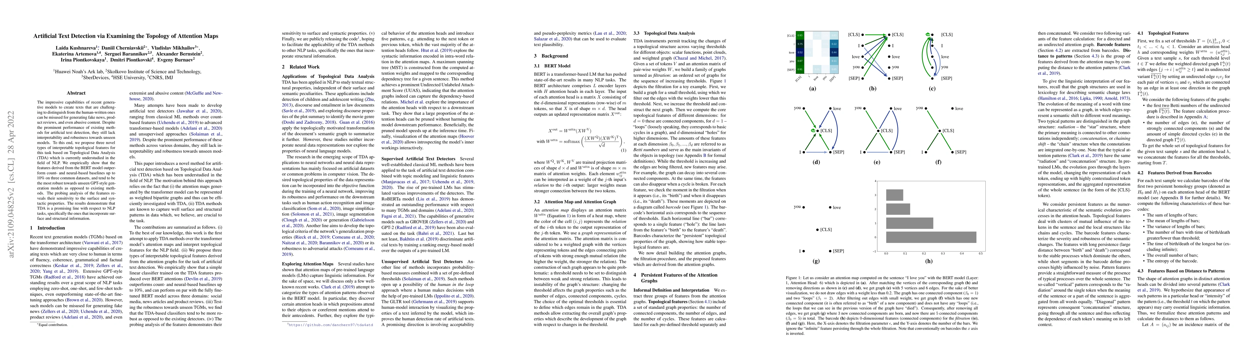 Thumbnail for Artificial Text Detection via Examining the Topology of Attention Maps