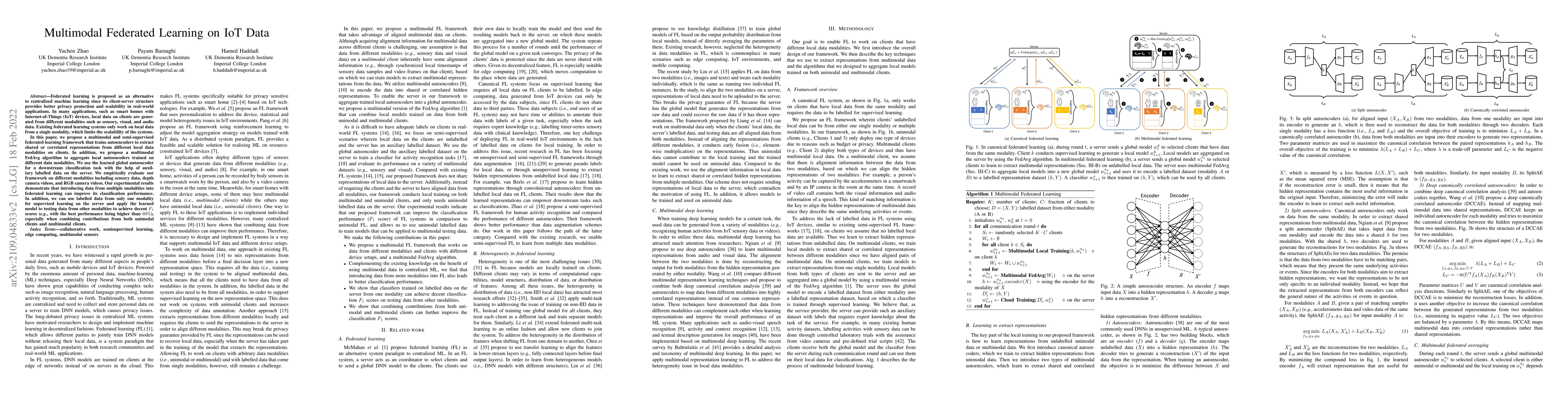 Thumbnail for Multimodal Federated Learning on IoT Data