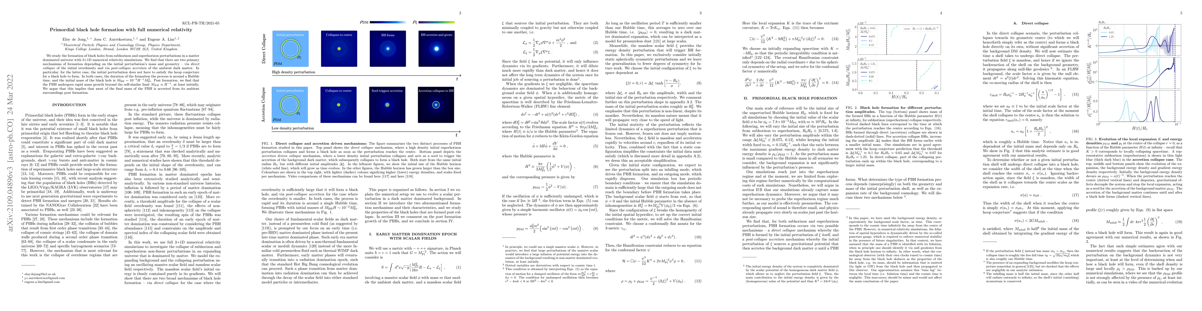 Thumbnail for Primordial black hole formation with full numerical relativity