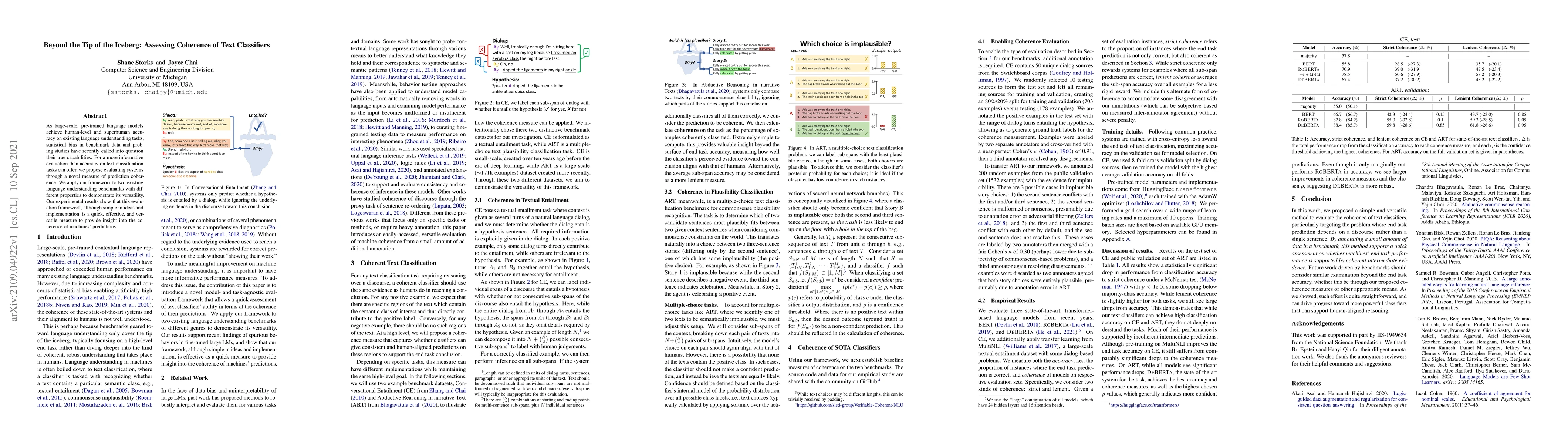 Thumbnail for Beyond the Tip of the Iceberg: Assessing Coherence of Text Classifiers