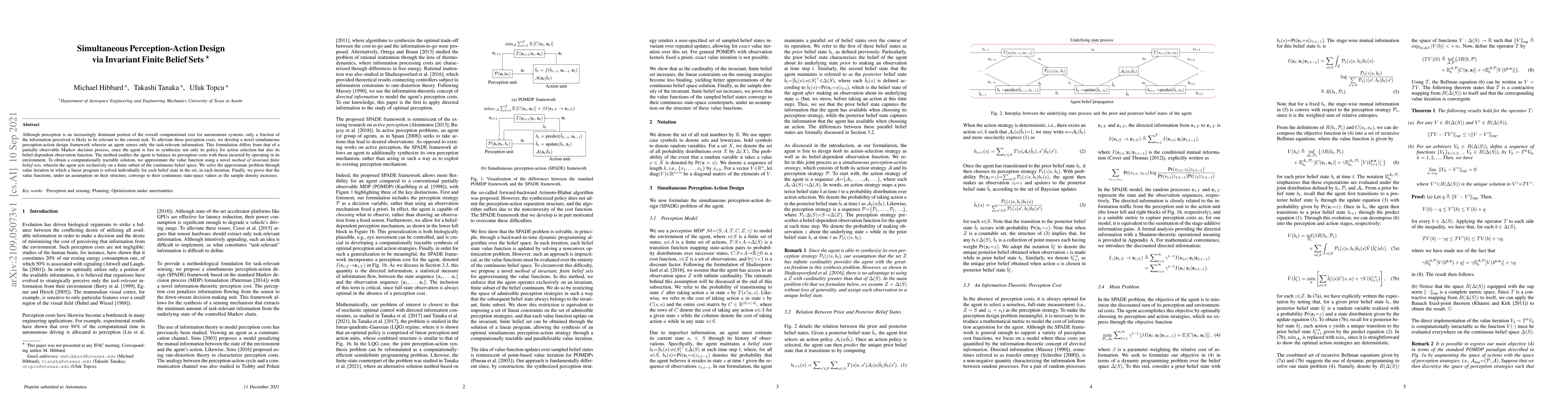 Thumbnail for Simultaneous Perception-Action Design via Invariant Finite Belief Sets
