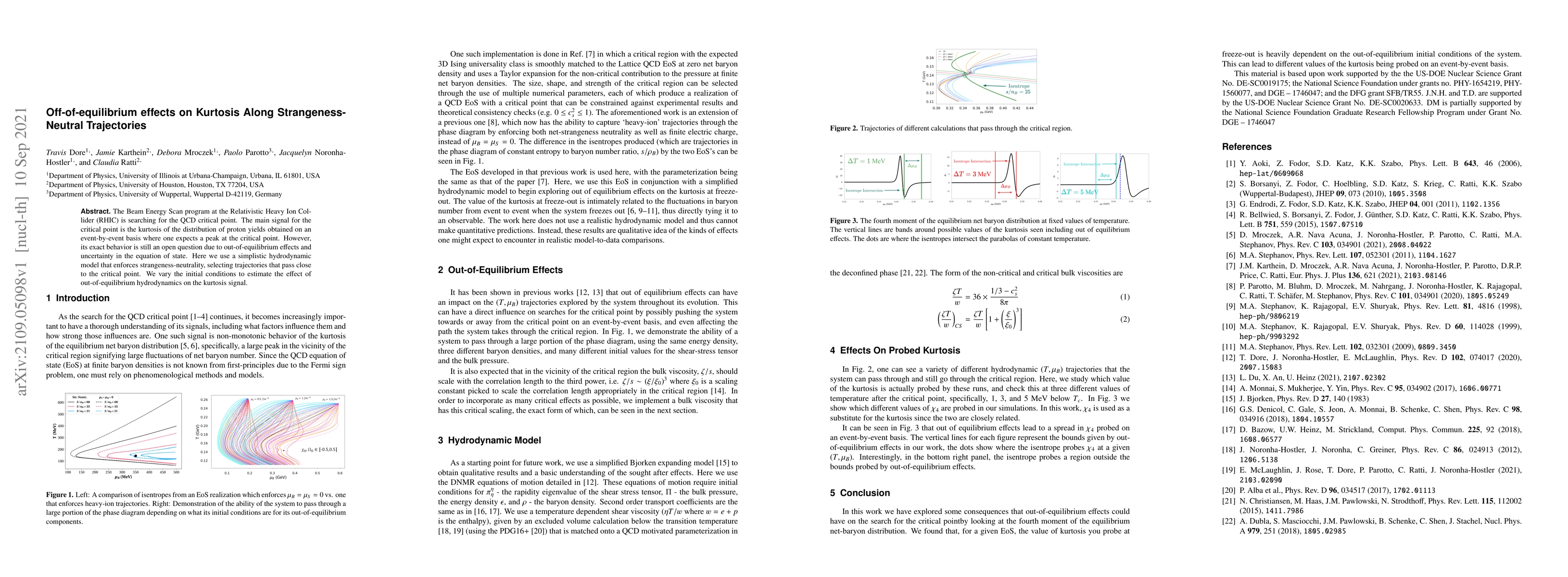 Thumbnail for Off-of-equilibrium effects on Kurtosis Along Strangeness-Neutral
  Trajectories