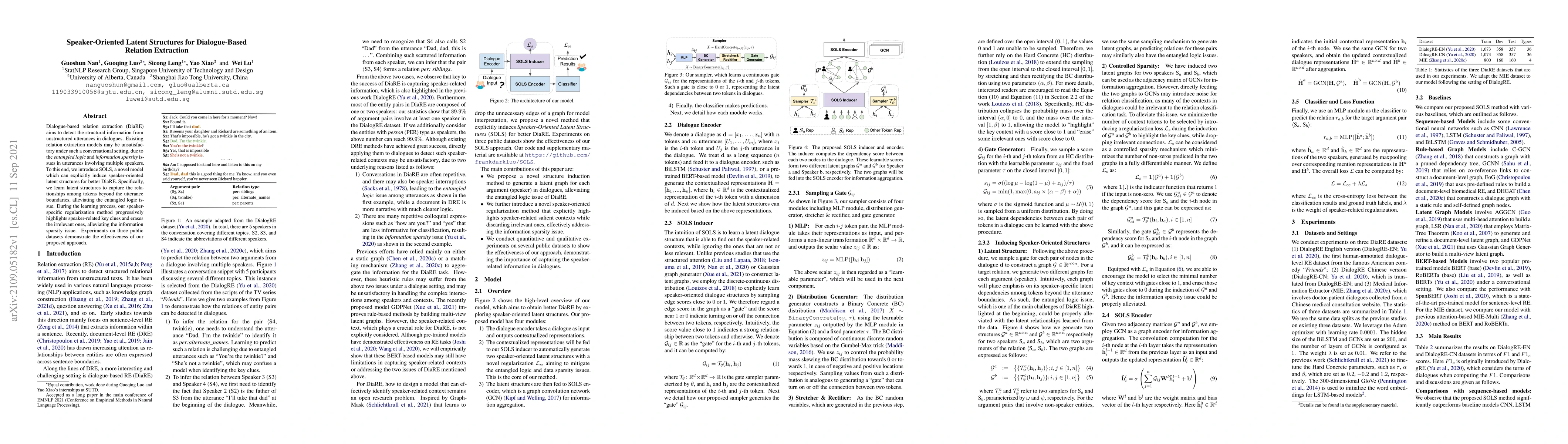 Thumbnail for Speaker-Oriented Latent Structures for Dialogue-Based Relation
  Extraction