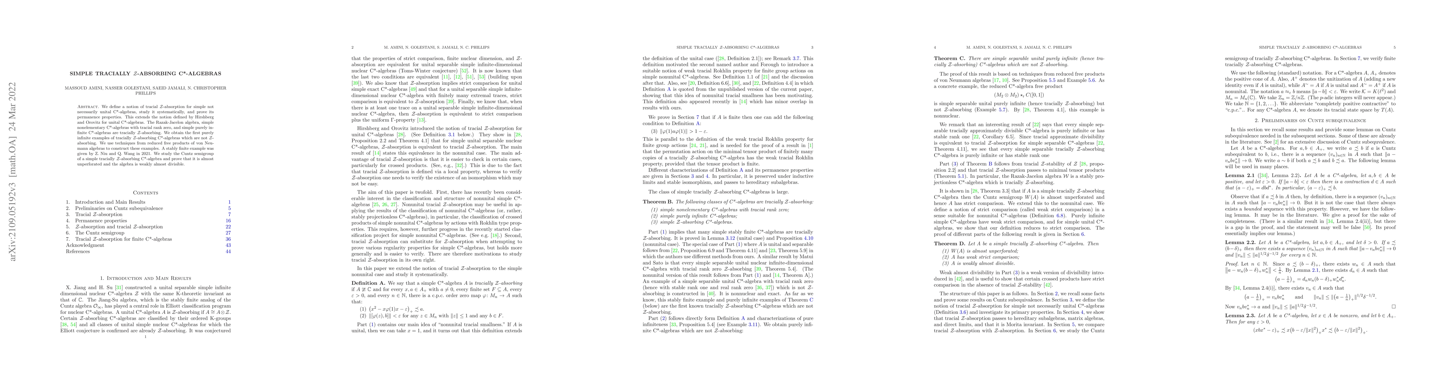 Thumbnail for Simple tracially $\mathcal{Z}$-absorbing C*-algebras