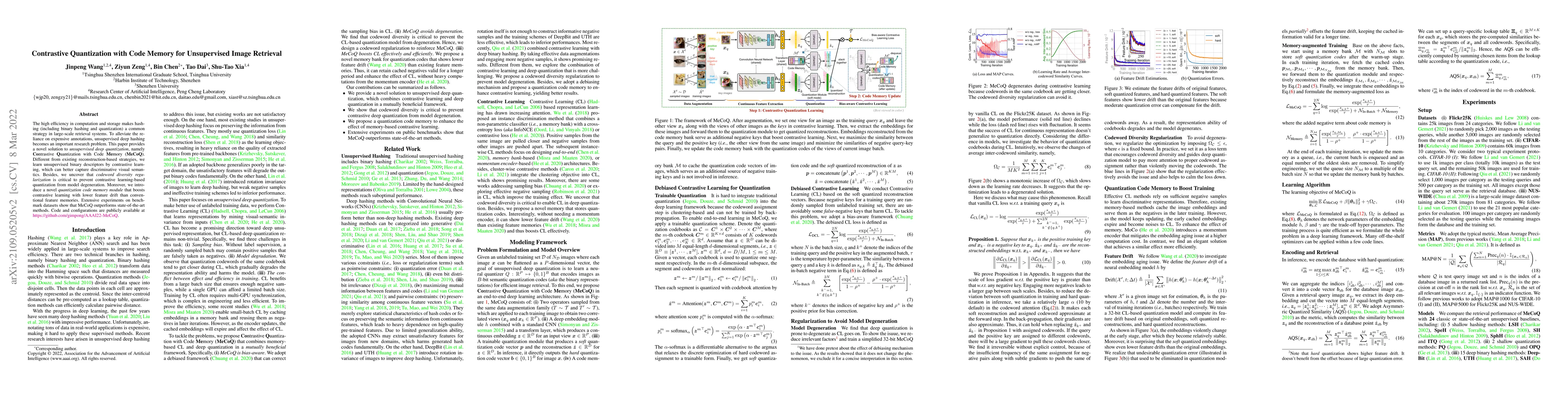 Thumbnail for Contrastive Quantization with Code Memory for Unsupervised Image
  Retrieval