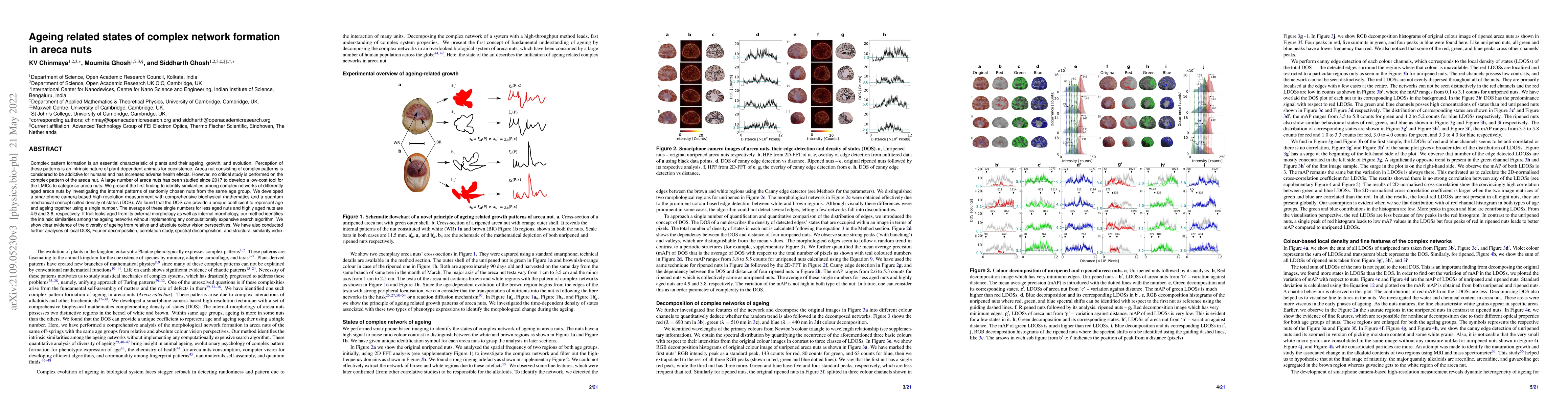 Thumbnail for Ageing related states of complex network formation in areca nuts