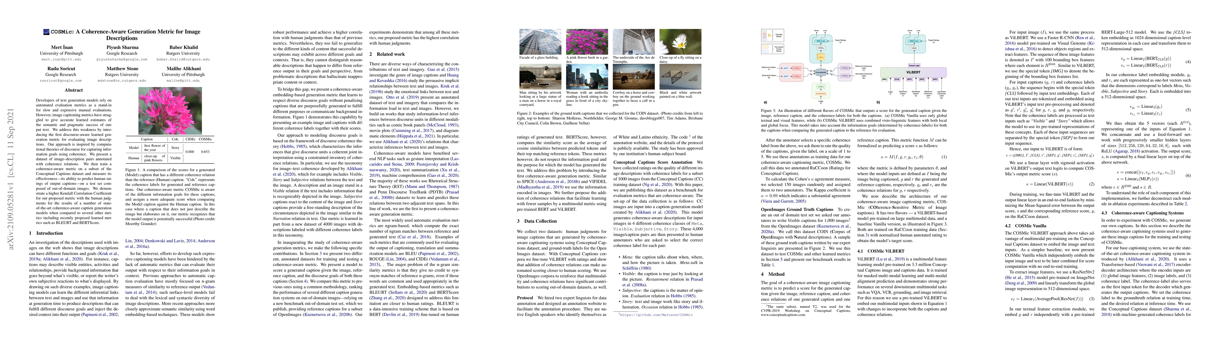 Thumbnail for COSMic: A Coherence-Aware Generation Metric for Image Descriptions