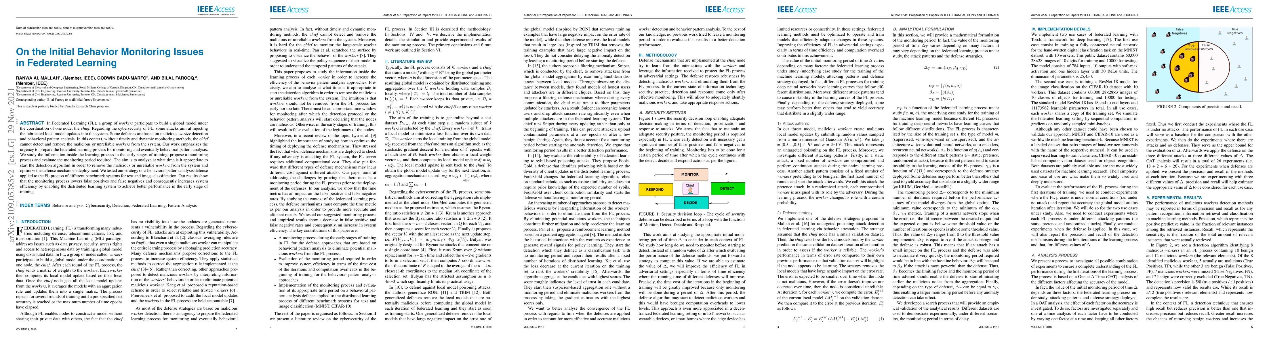 Thumbnail for On the Initial Behavior Monitoring Issues in Federated Learning