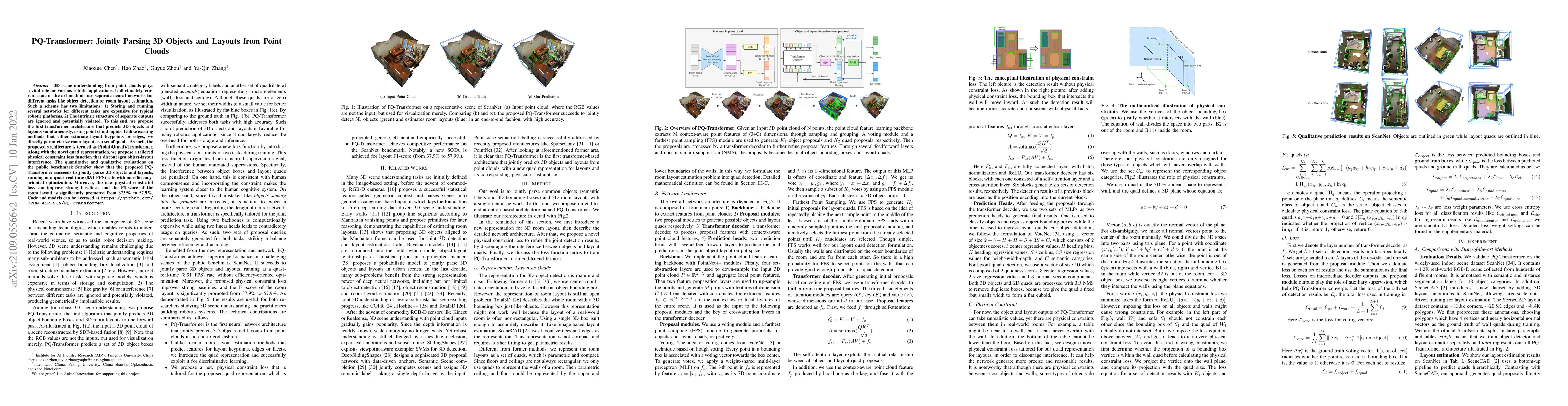 Thumbnail for PQ-Transformer: Jointly Parsing 3D Objects and Layouts from Point Clouds