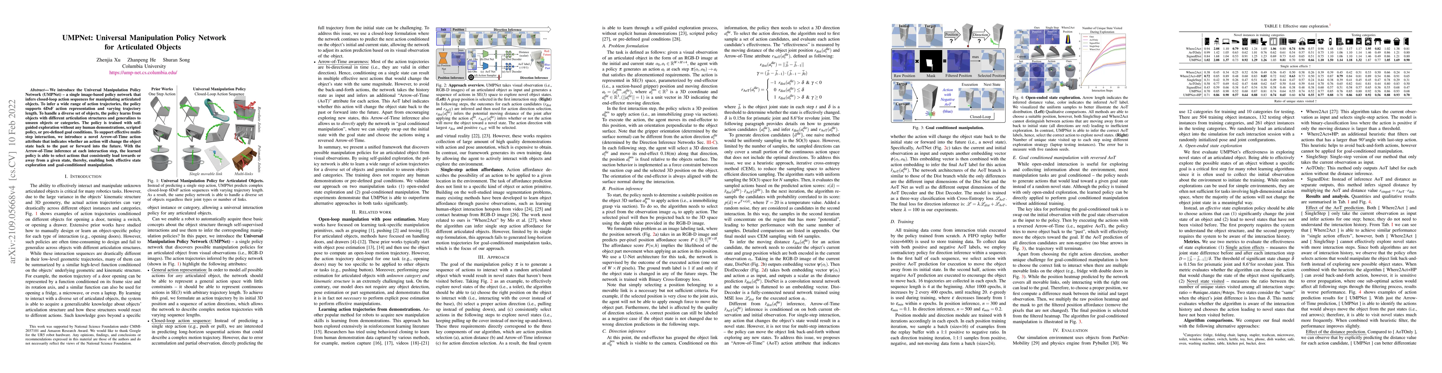 Thumbnail for UMPNet: Universal Manipulation Policy Network for Articulated Objects
